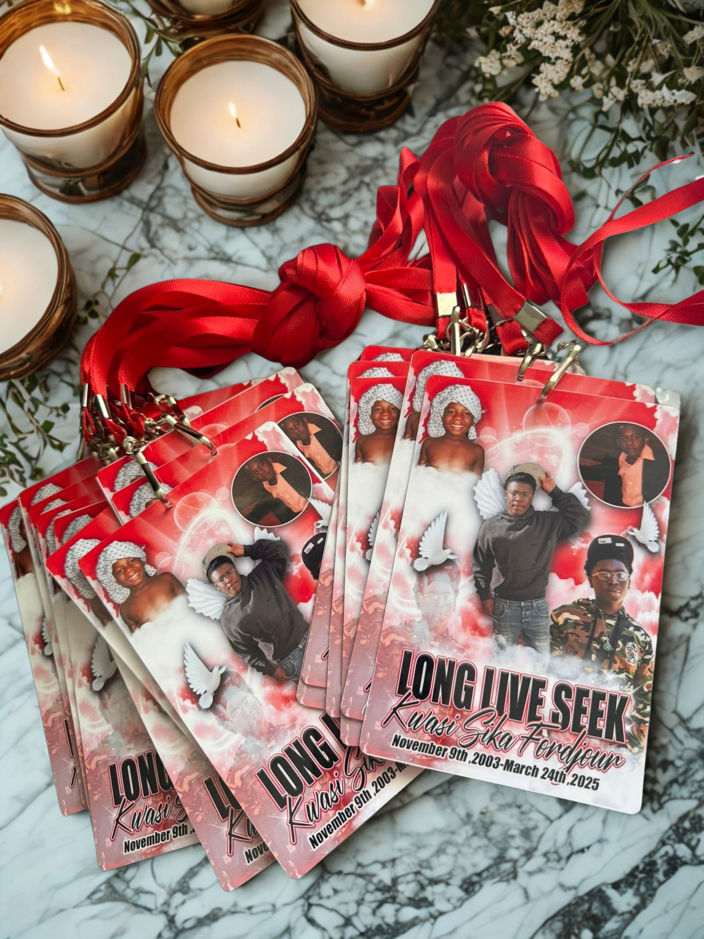 Forever Close Memorial Lanyards – Set of 12