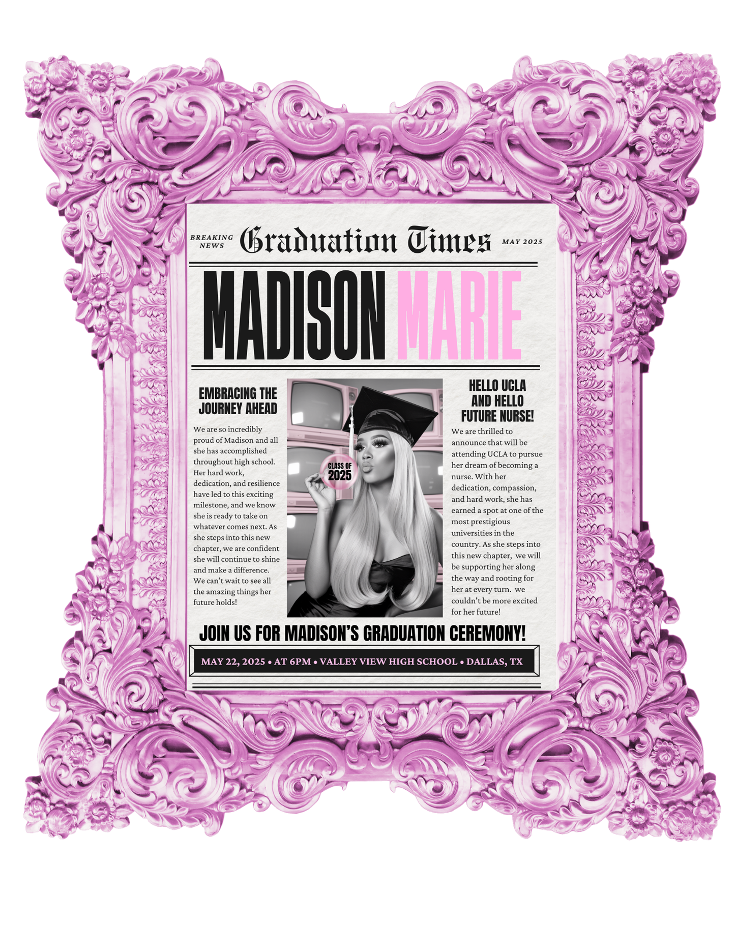 The Birthday Times: Vintage Edition” Extra Extra, She’s Everything!