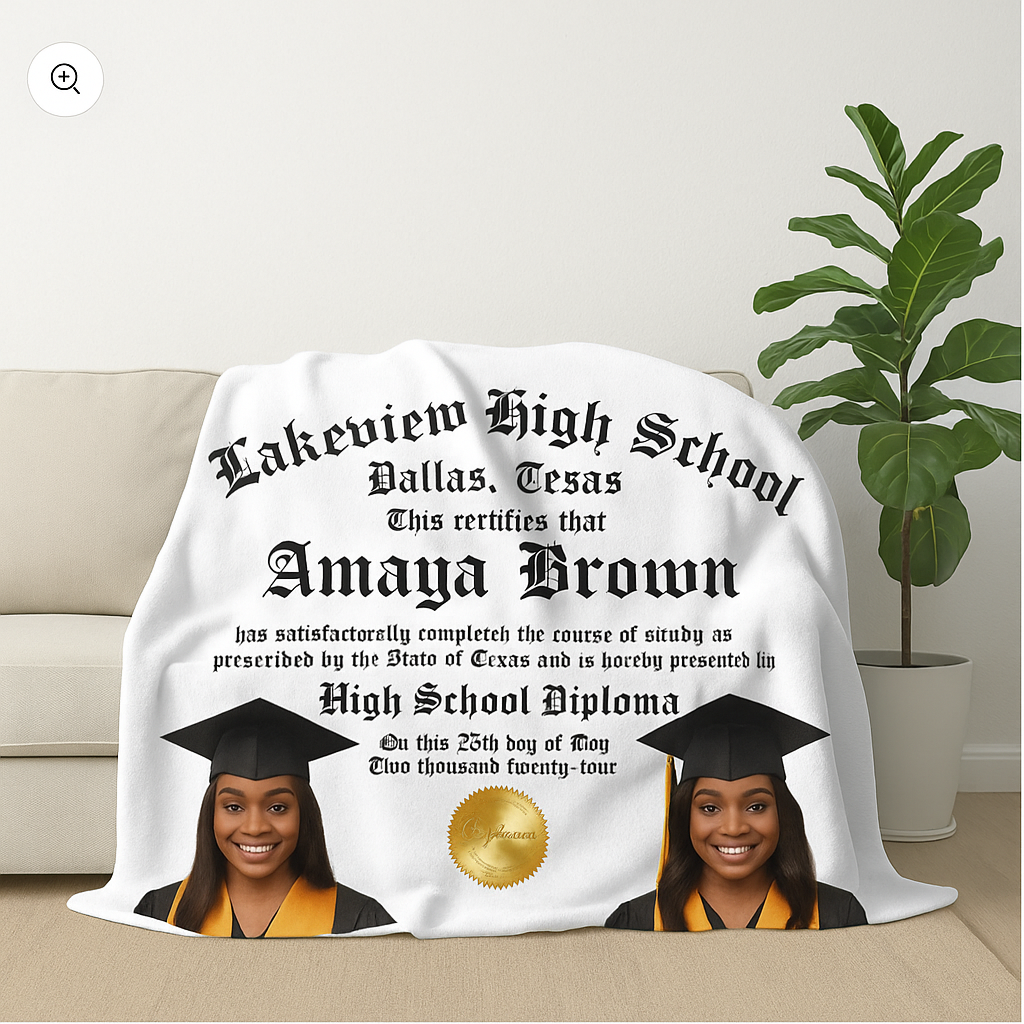 The Senior Drip đź’§ Grad Pillow
