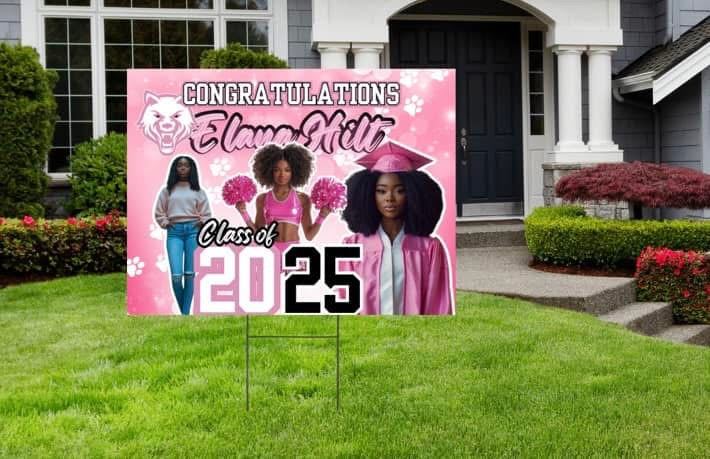 Pump It Up Grad Yard Signs – 4 Designs That Scream You Did It!
