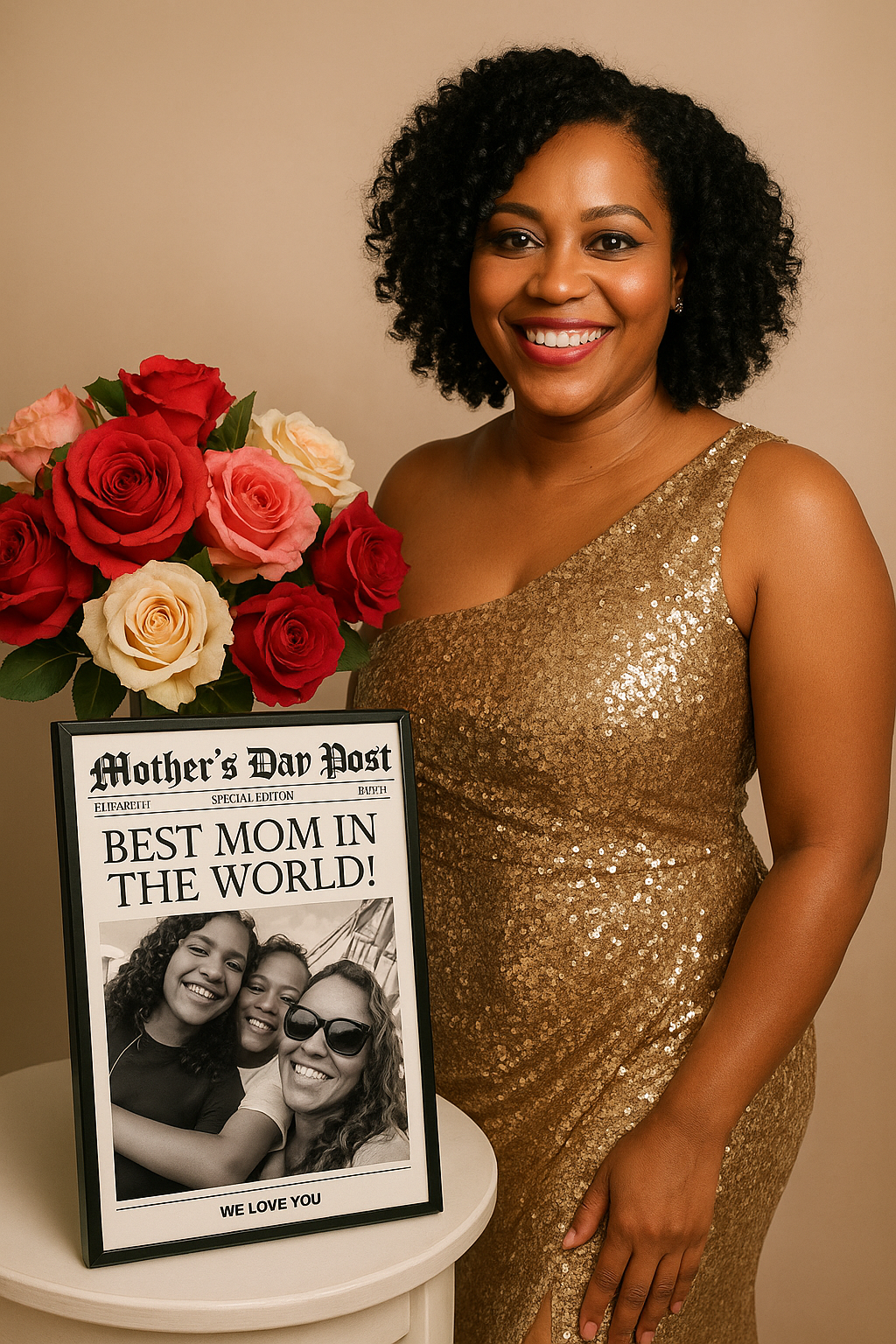 To the Woman We Cherish Tribute Plaque