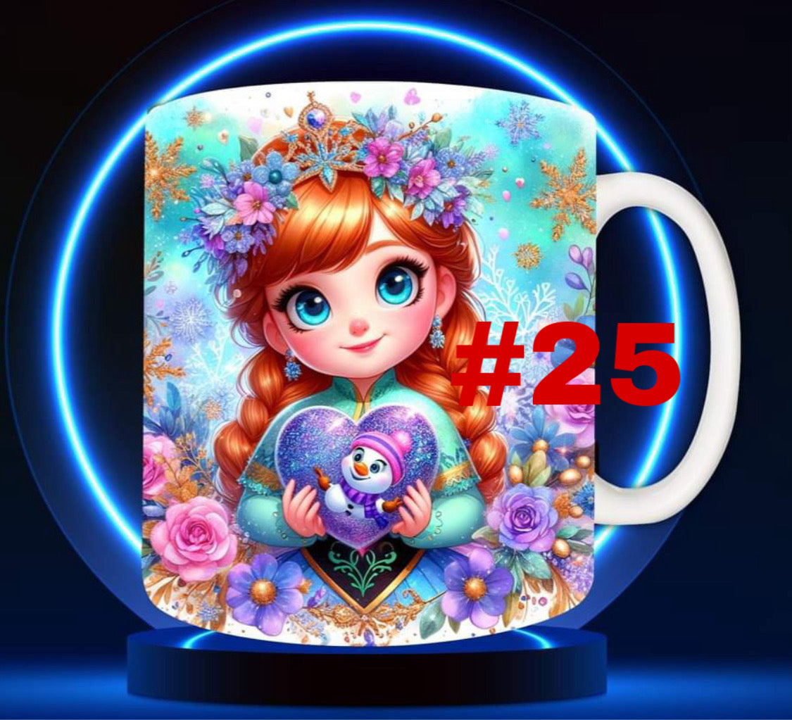 *DIGITAL DOWNLOAD*Magical Princess Mugs