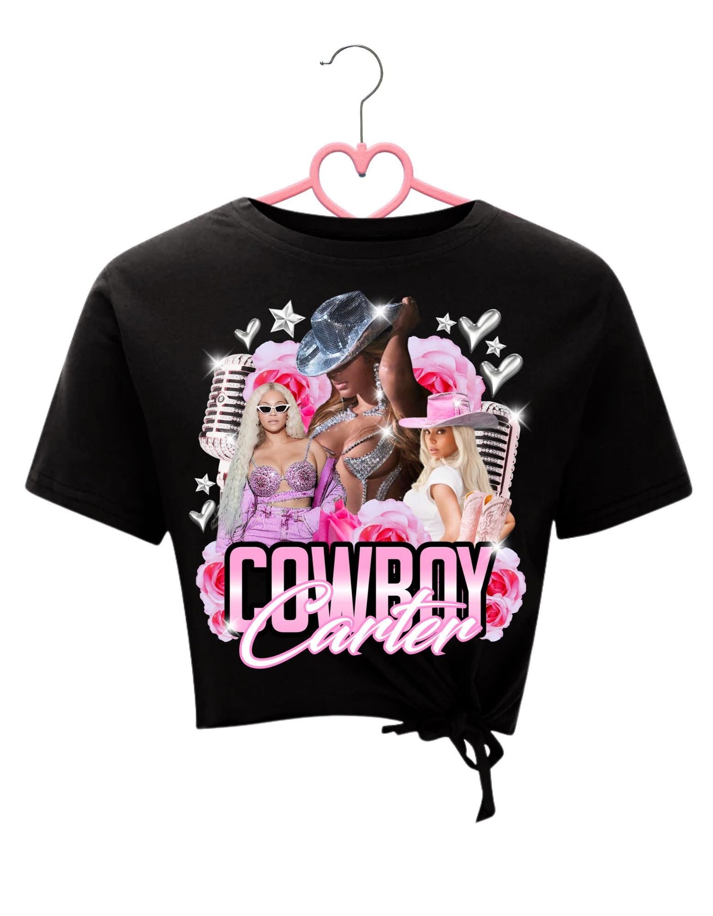 🐝 Queen B Mode" Cropped Tee