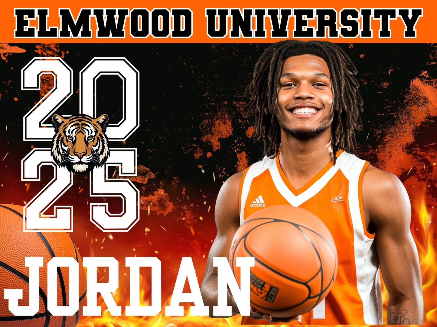 Big Grad Energy Grad Curb Sign