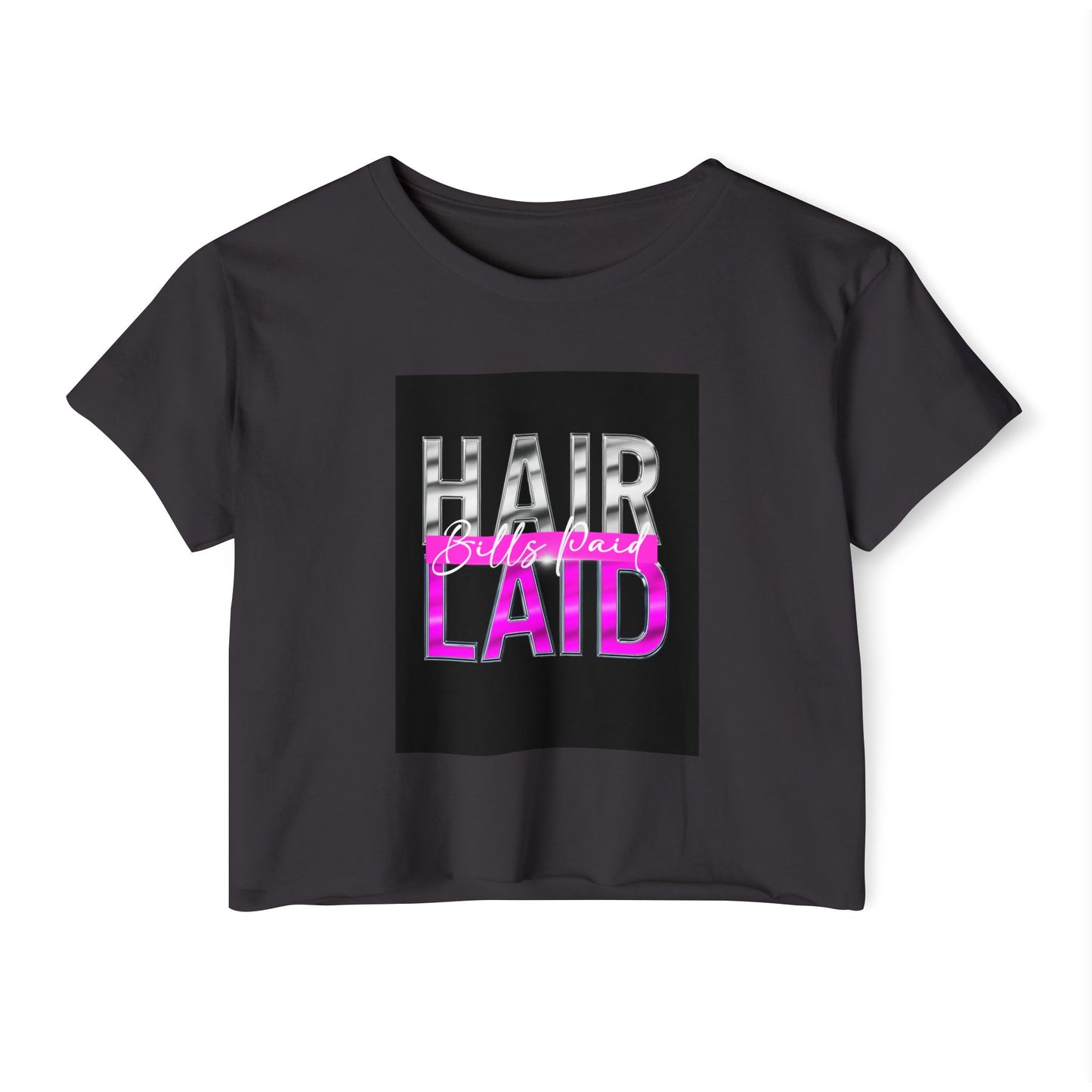 Hair Laid Game Strong Cropped Tee