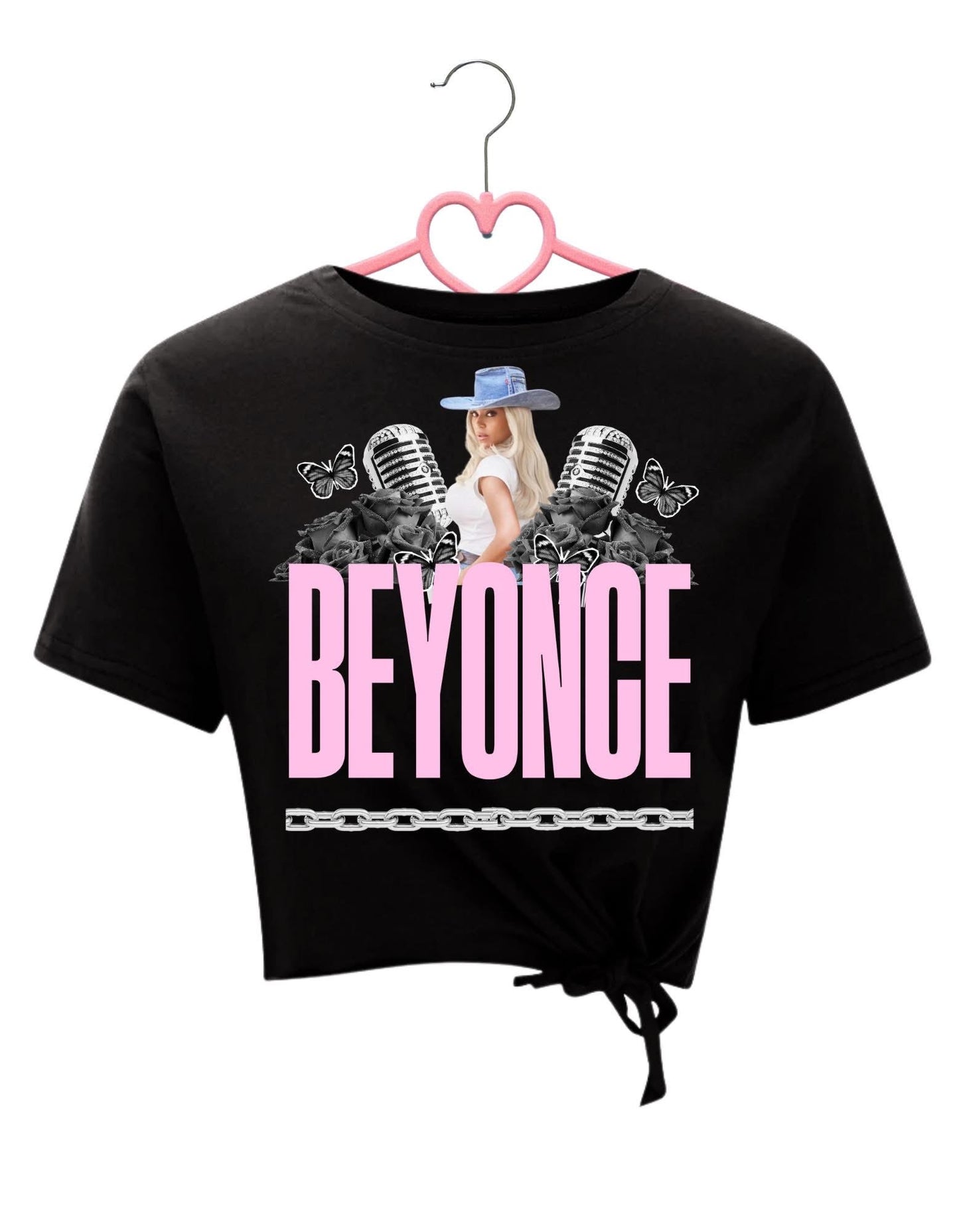 🐝 Queen B Mode" Cropped Tee