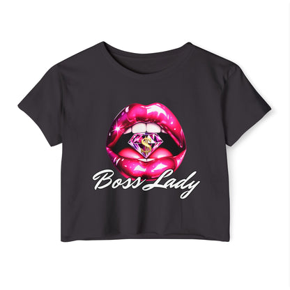 Bad & Boujee Boss Crop Tee
