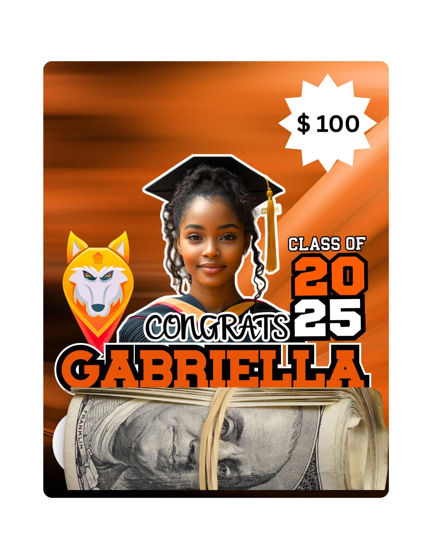 Money Moves: Class of  2025 Graduation Money Gift Cards