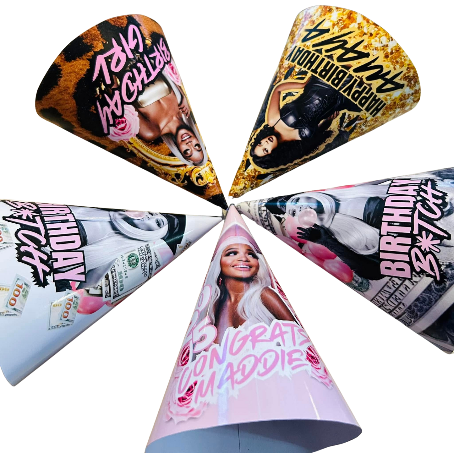 🎉 “Crown Me, B*tch!” Party Hats