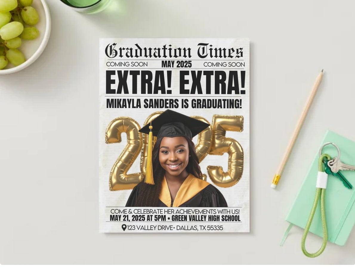 The Class Of 2025 Grad Invite Set