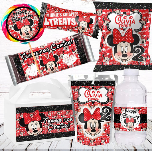 Polka Dot & Bows Party Box Treats