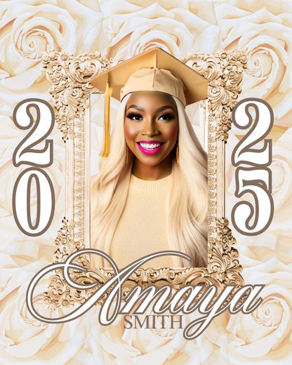 Slay The Stage Glam Grad Poster