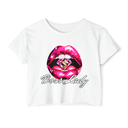 Bad & Boujee Boss Crop Tee