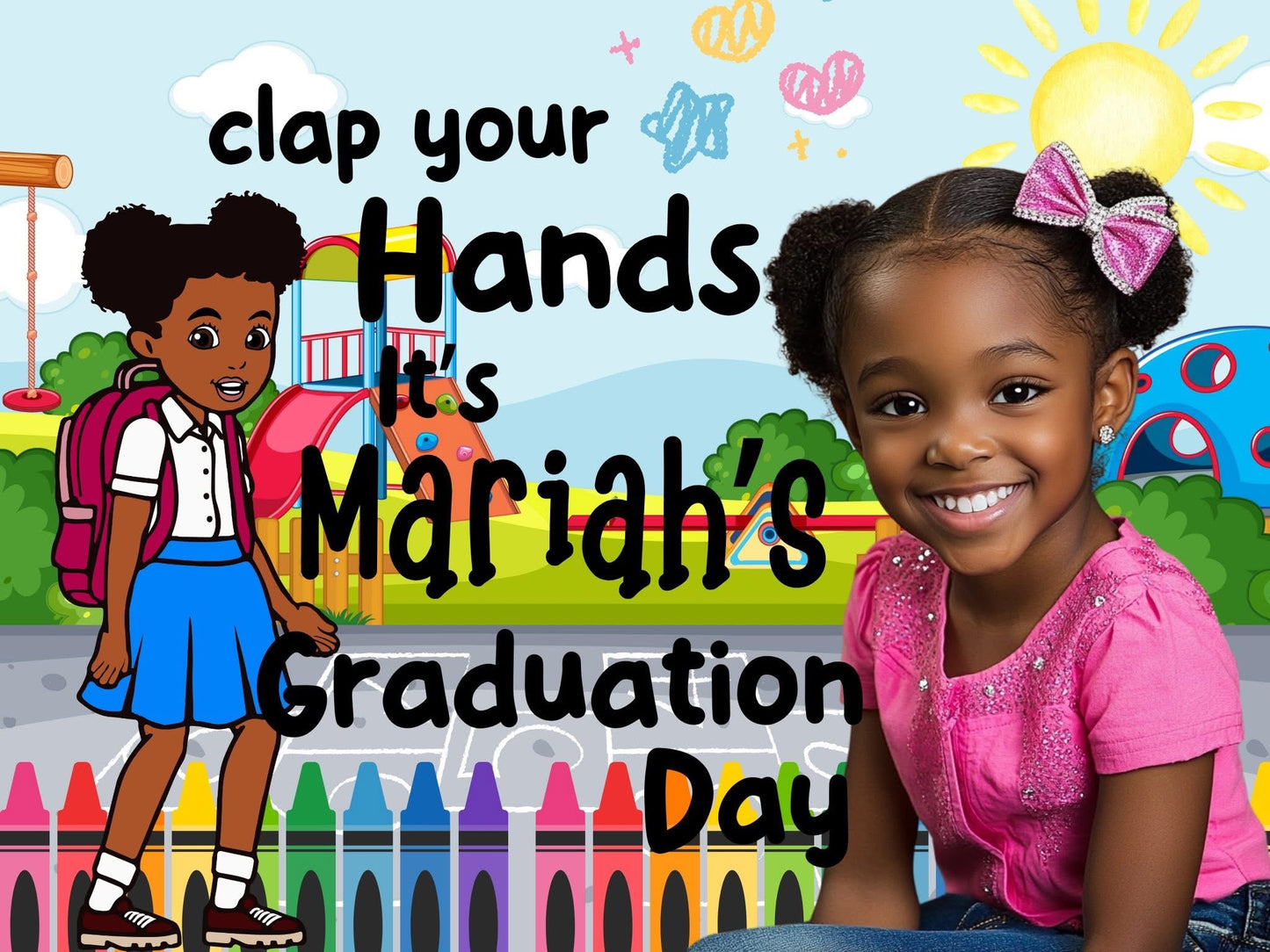 Big Grad Energy Grad Curb Sign