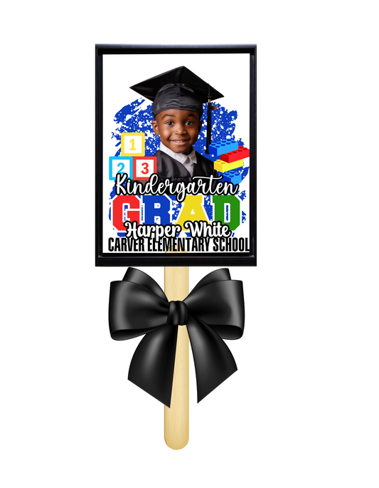 🎓 Lil' Grad Glow-Up Fans – Set of 5