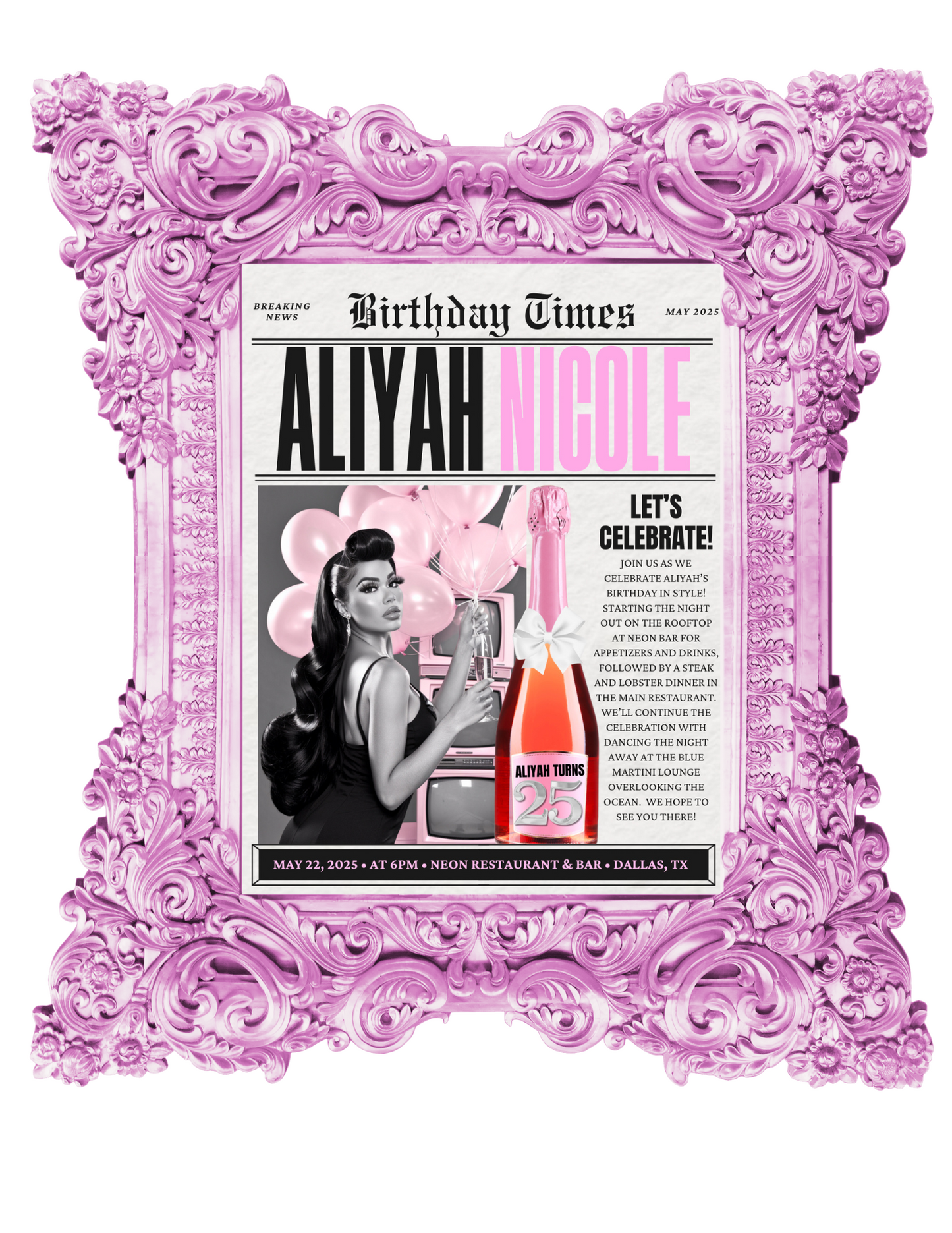 The Birthday Times: Vintage Edition” Extra Extra, She’s Everything!