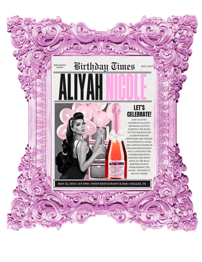 The Birthday Times: Vintage Edition” Extra Extra, She’s Everything!