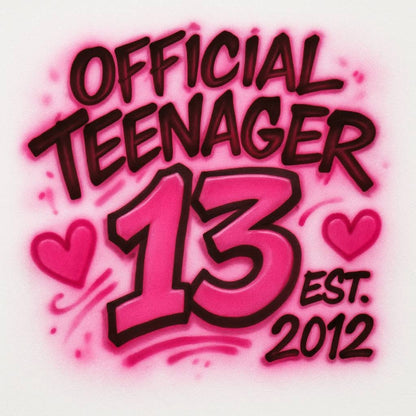 Official Teenager Vibes Custom Tee