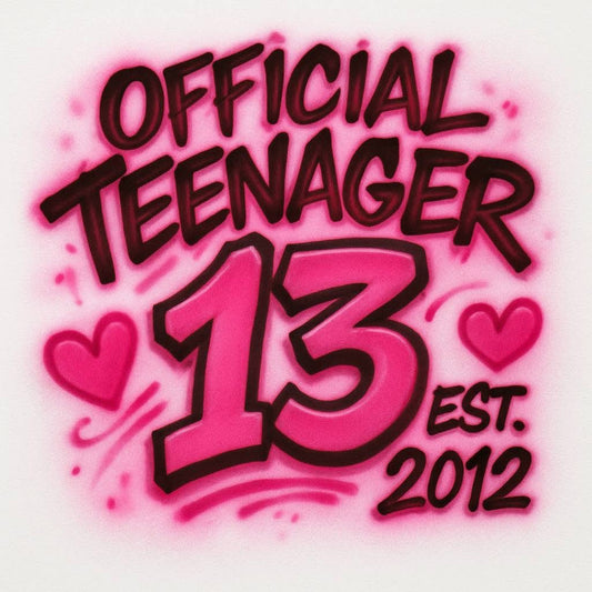 Official Teenager Vibes Custom Tee