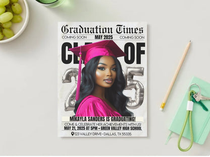 The Class Of 2025 Grad Invite Set