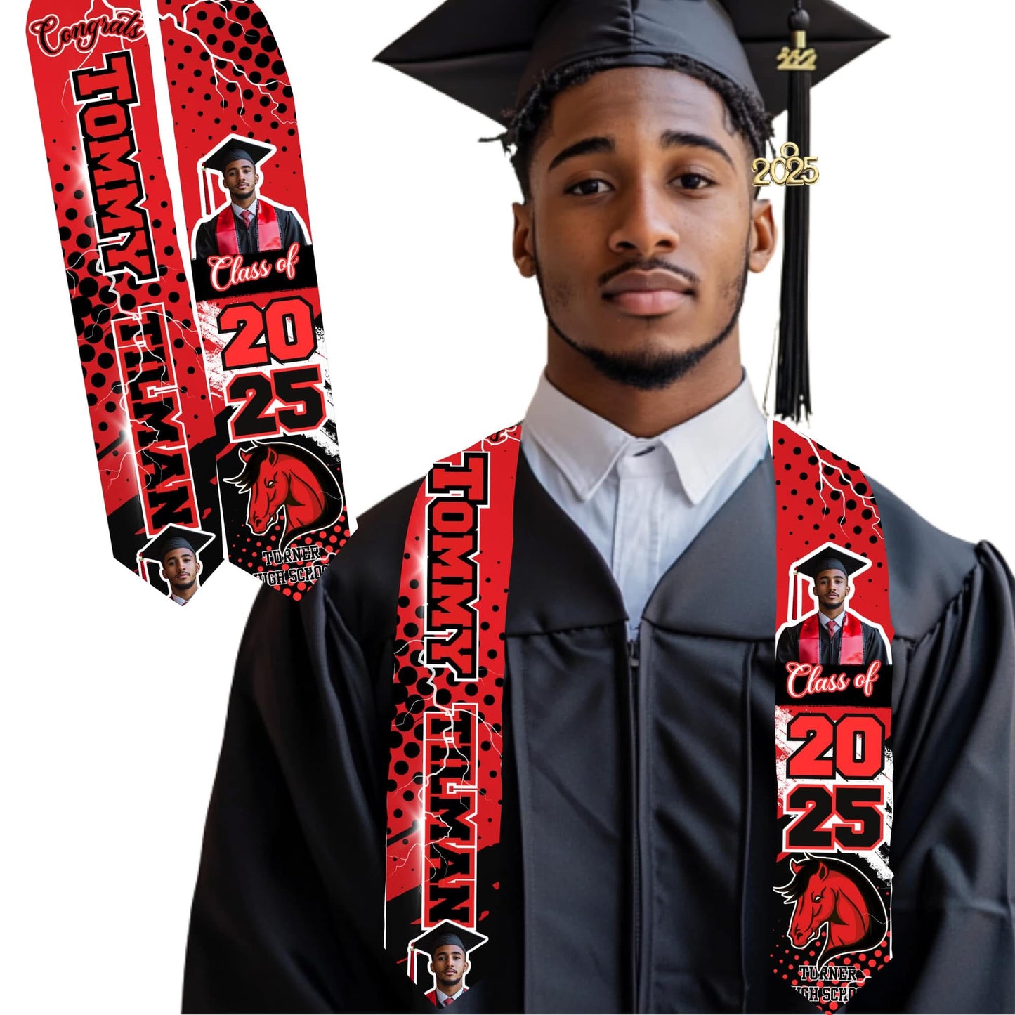 Wrapped in Success Graduation Stole