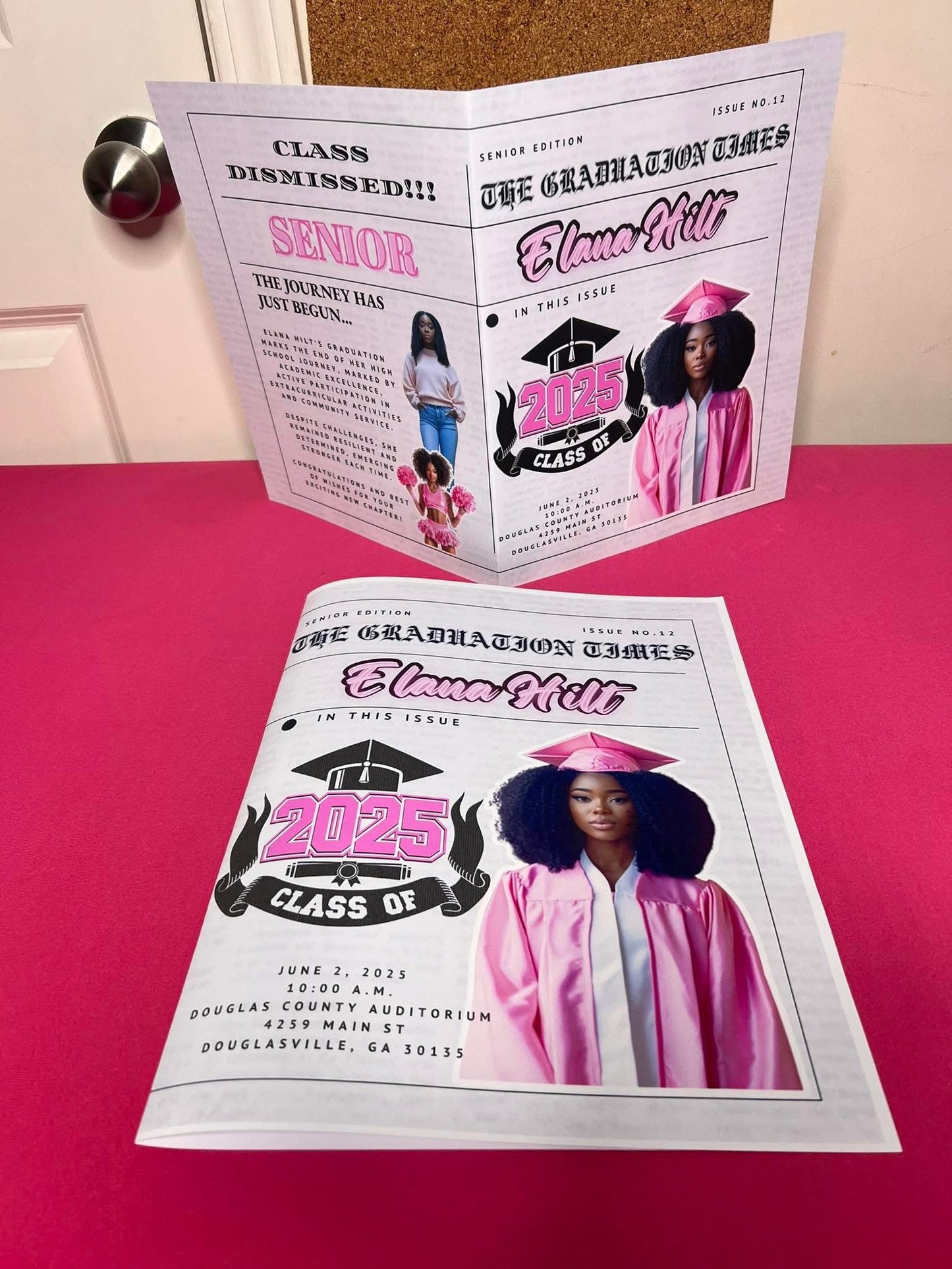 Hot Off the Press: Grad Edition Newspaper