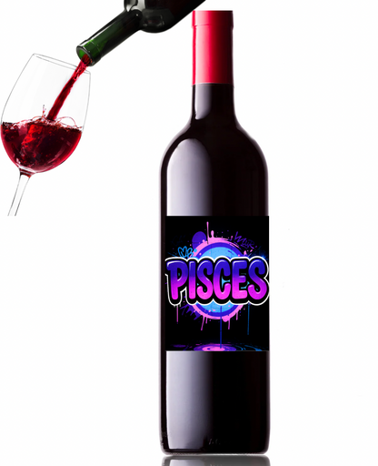 Zodiac Wine Label