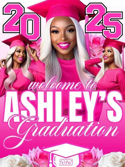 Custom. Girly. Glam. Ready to SLAY Poster