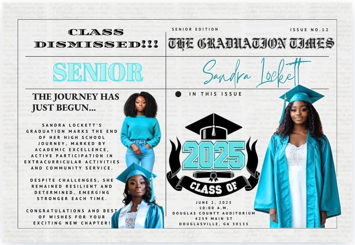 Hot Off the Press: Grad Edition Newspaper