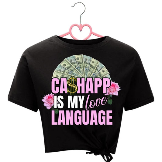Cash Me If You Can Cropped Tee