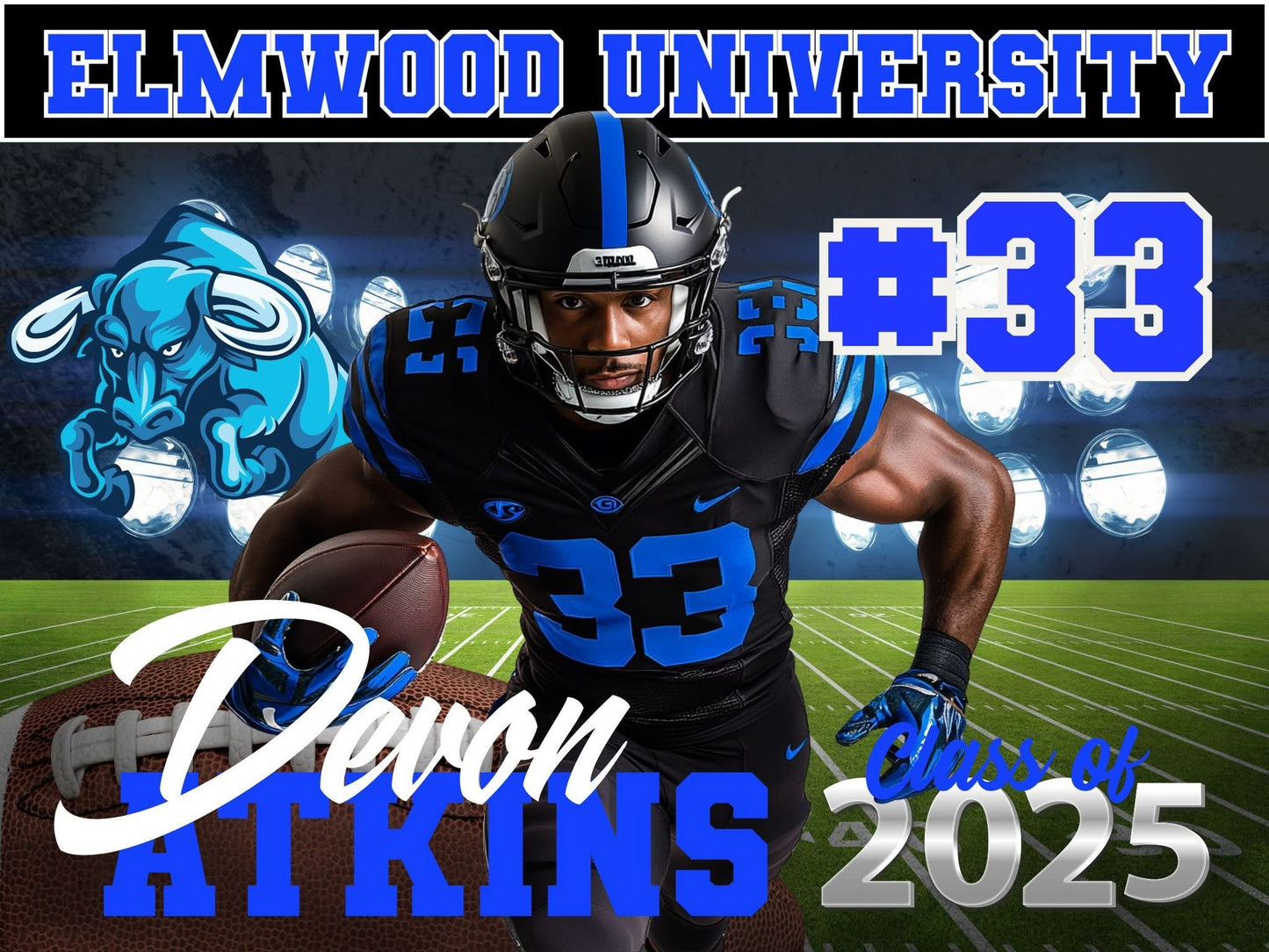 Big Grad Energy Grad Curb Sign