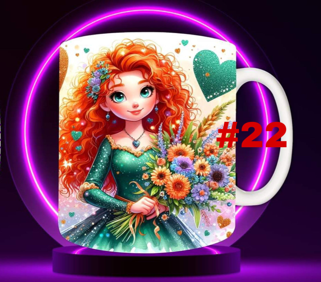 *DIGITAL DOWNLOAD*Magical Princess Mugs