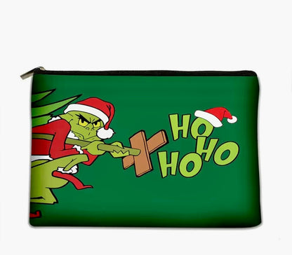 Ho Ho Ho Green Funny Pouch