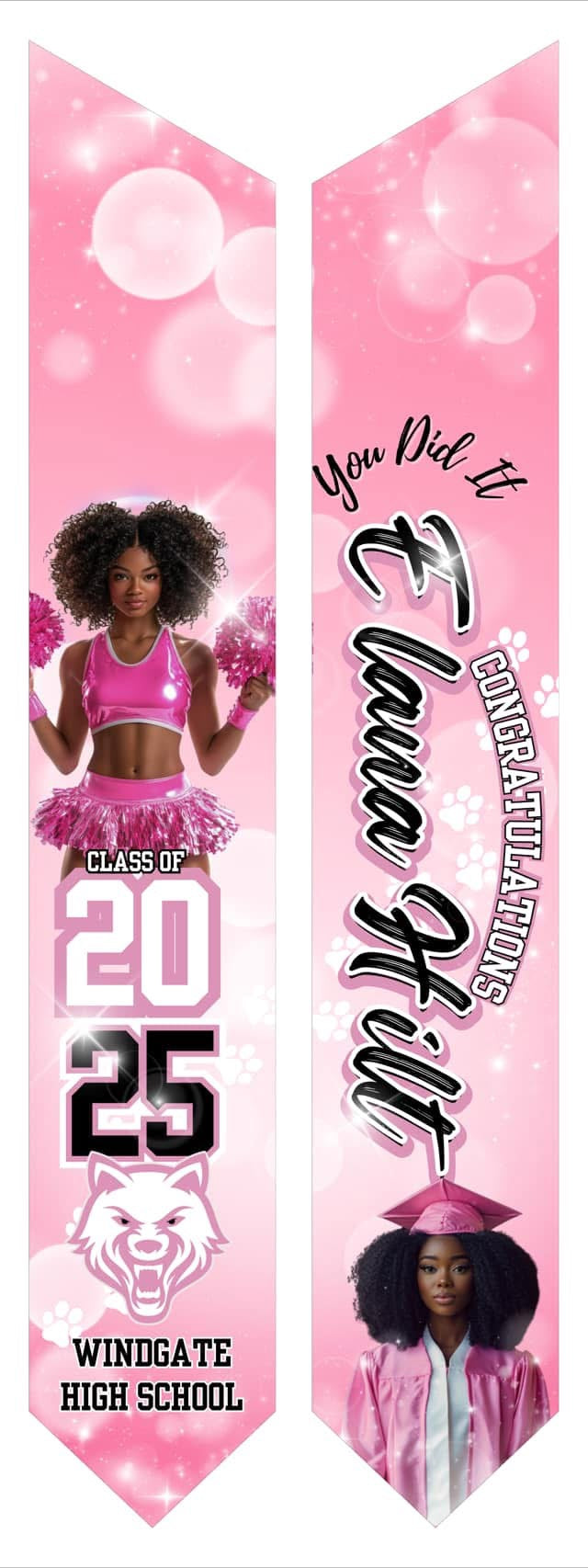 Wrapped in Success Graduation Stole