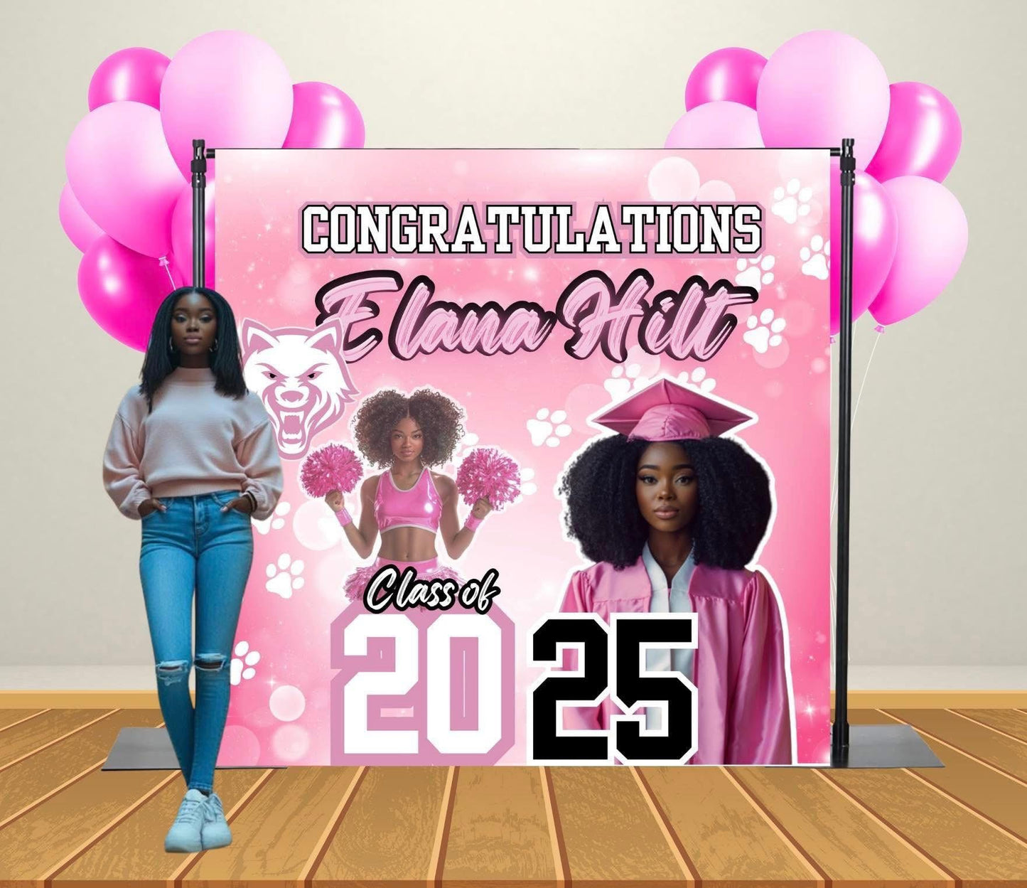 The Stage Slayer Back Drop