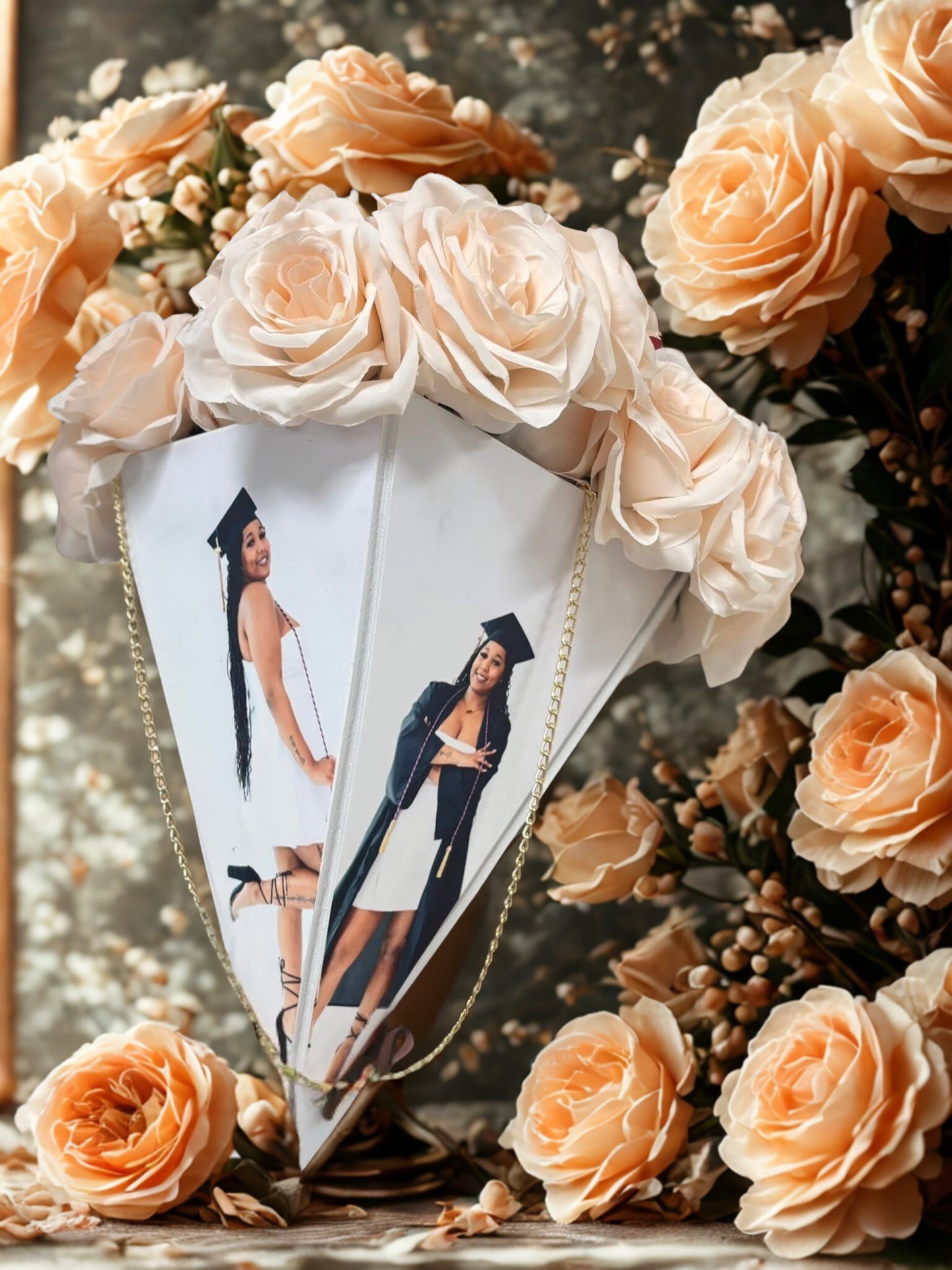 🌸 Bloom & Flex Grad Stand