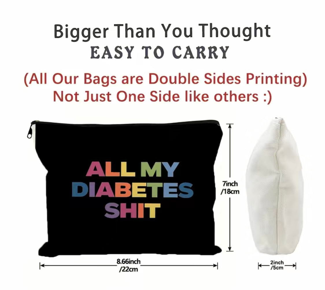 All My Diabetes Funny Pouch