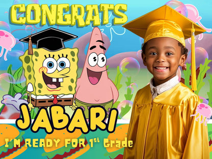 Big Grad Energy Grad Curb Sign