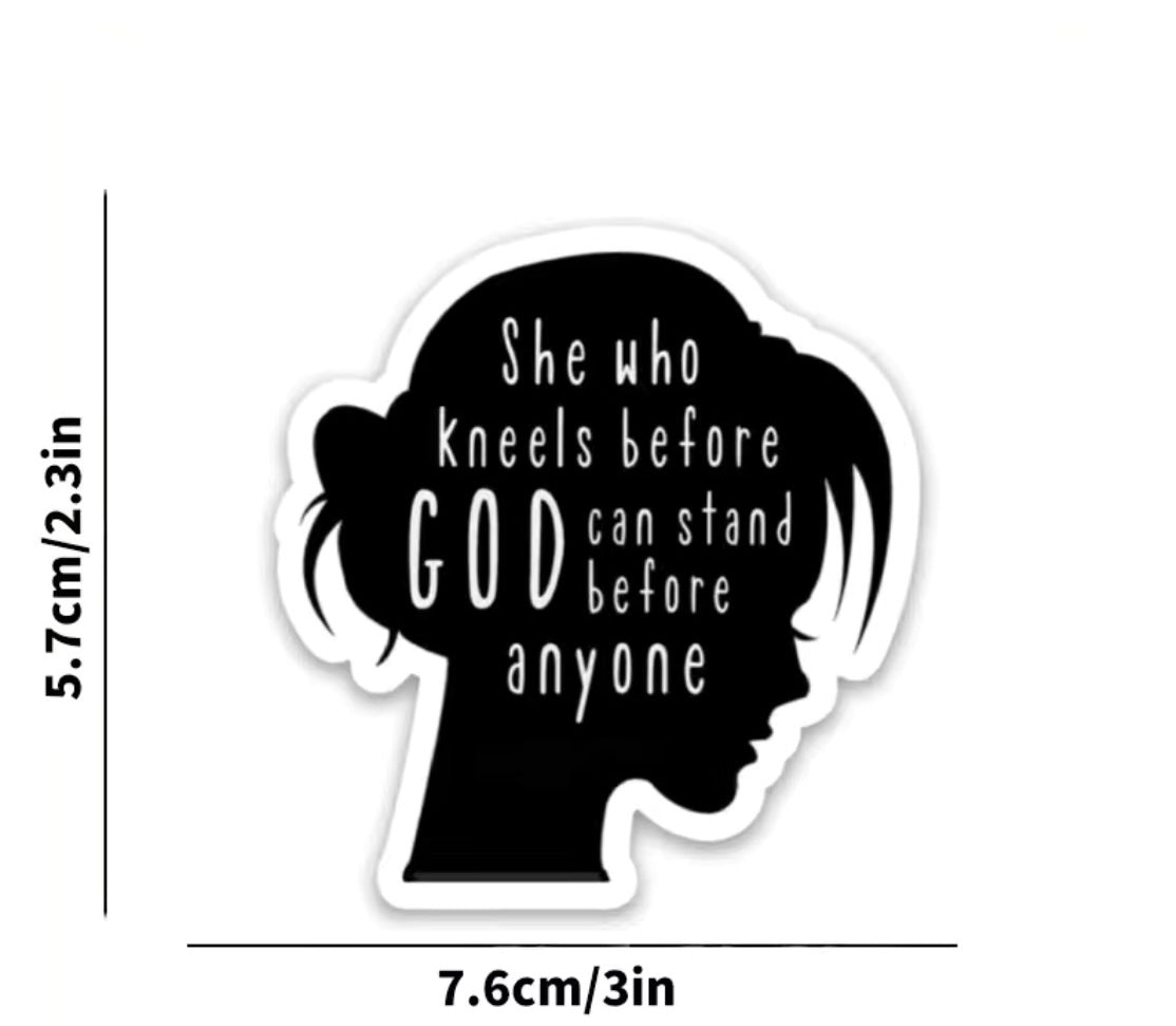 She Who Kneels Single Sticker