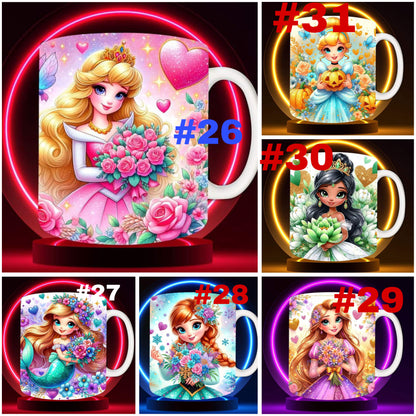 *DIGITAL DOWNLOAD*Magical Princess Mugs