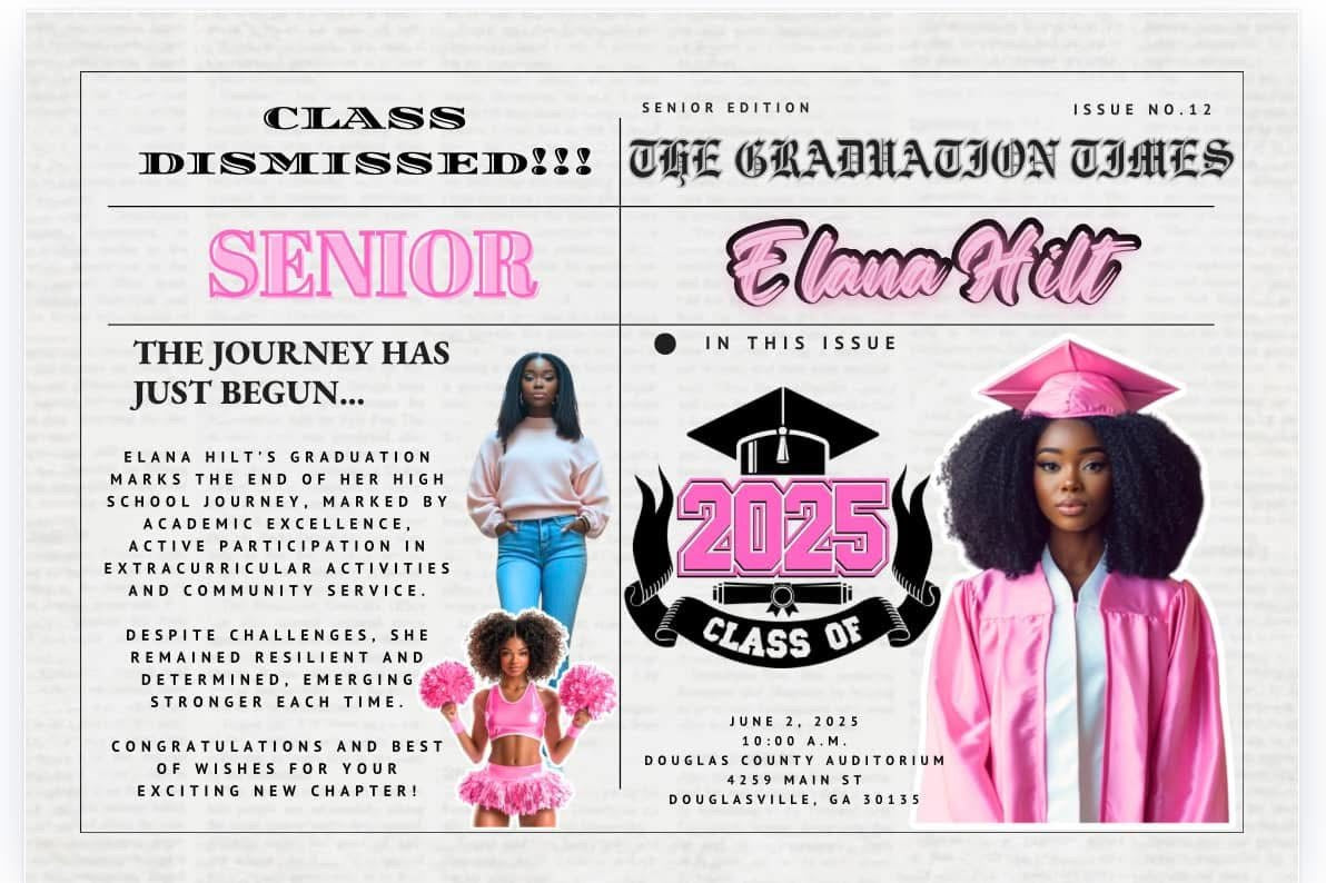 Hot Off the Press: Grad Edition Newspaper