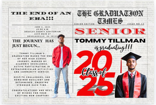 Hot Off the Press: Grad Edition Newspaper