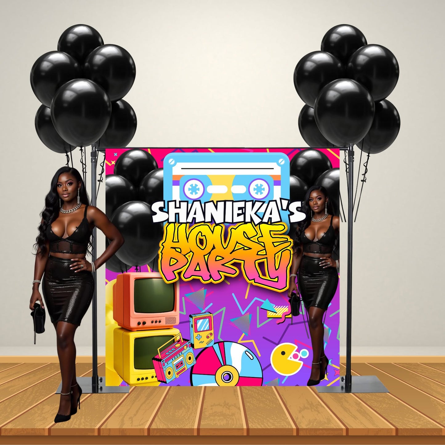 90s Back Drop Banner