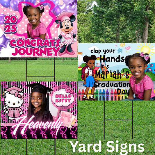 Big Grad Energy Grad Curb Sign