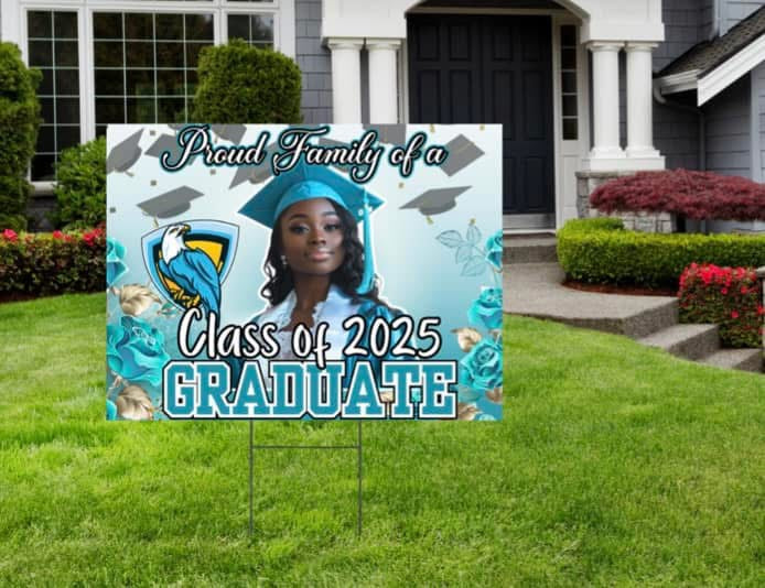 Pump It Up Grad Yard Signs – 4 Designs That Scream You Did It!