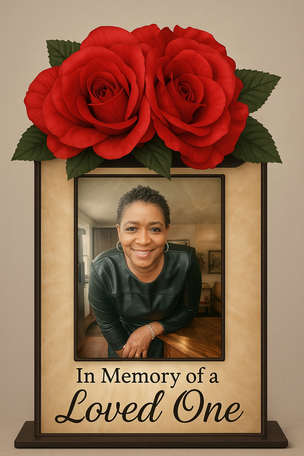 Forever Bloom Memorial Cube