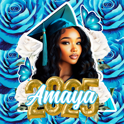 🎓Grad Goals – 3in Custom Graduation Buttons (Set of 5 Designs)