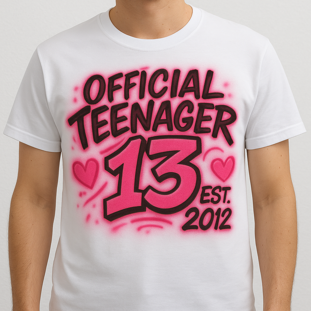 Official Teenager Vibes Custom Tee