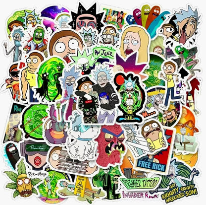 Rick & Morty Stickers 5 pcs