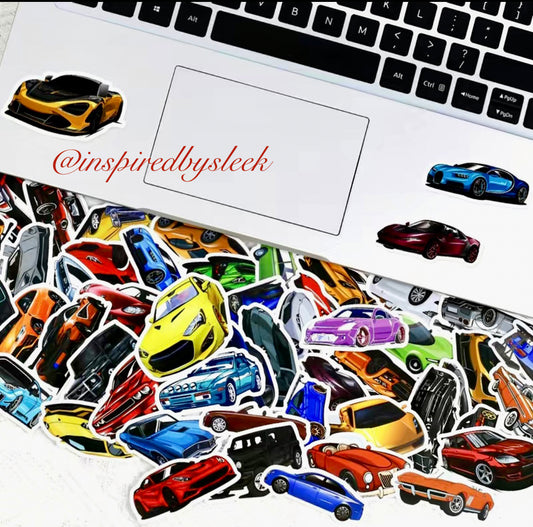 Fast & Furious Car Stickers 5 pcs